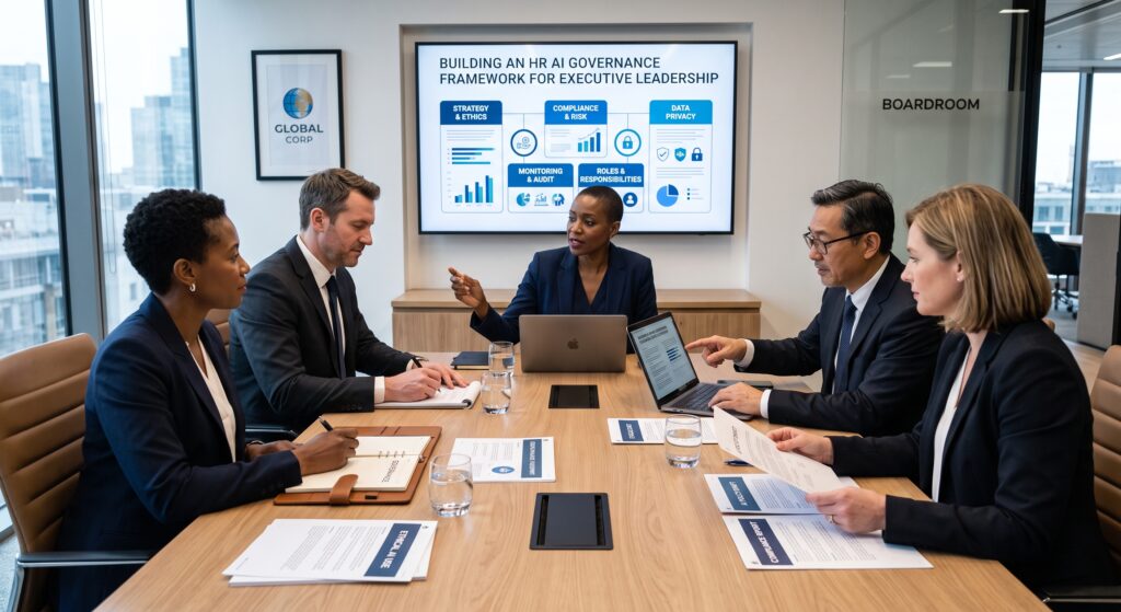 Building an HR AI Governance Framework for Executive Leadership
